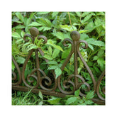 Hectarul - Gard decorativ ruginiu din otel turnat 39x30cm Esschert Design